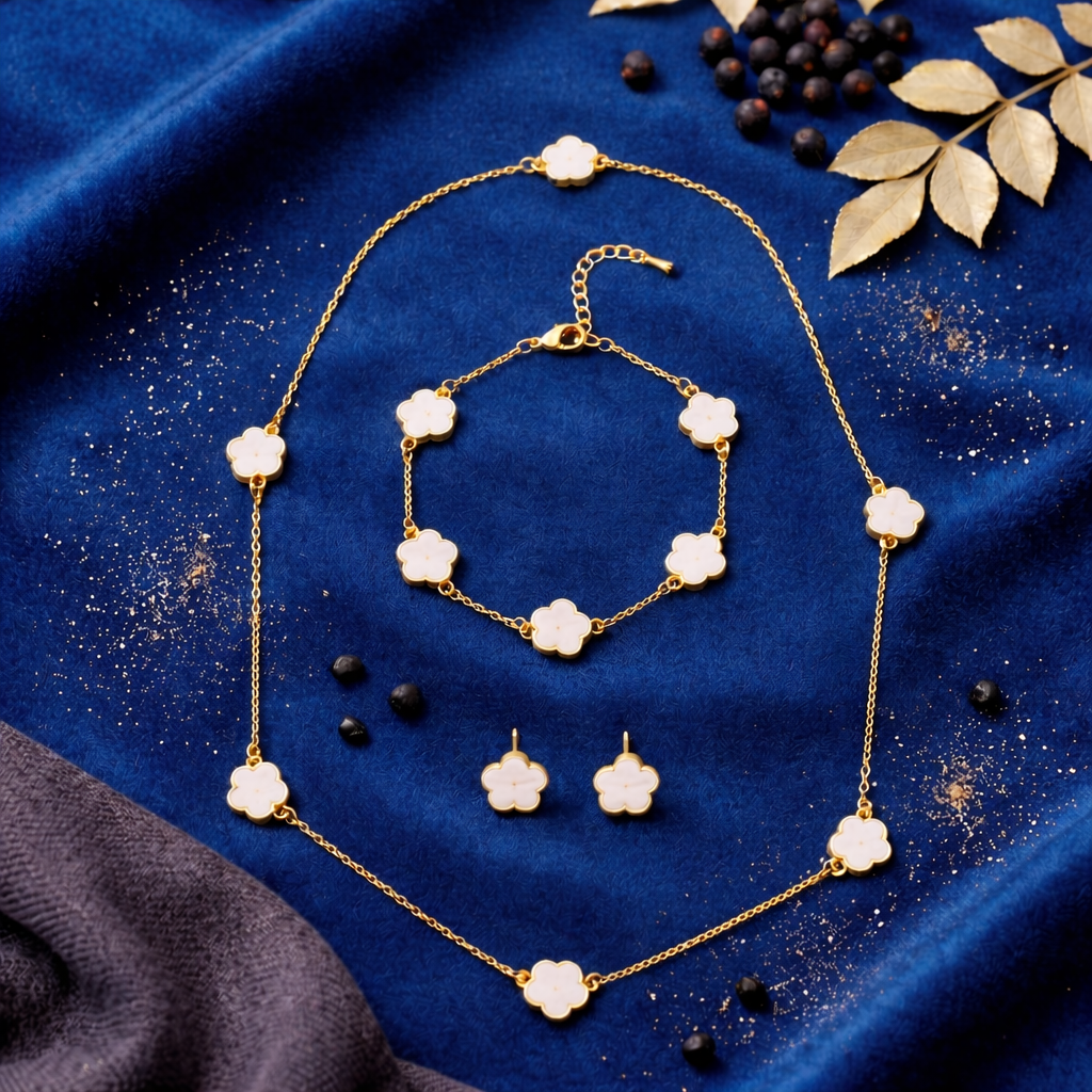 Midnight Clover Luxe Jewelry Set